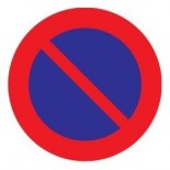 Señal de tráfico prohibido estacionar Homologada 60cm